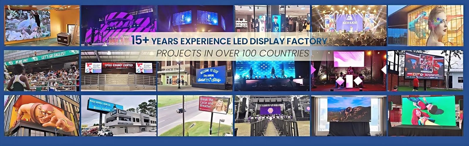 Affichage à LED d'intérieur