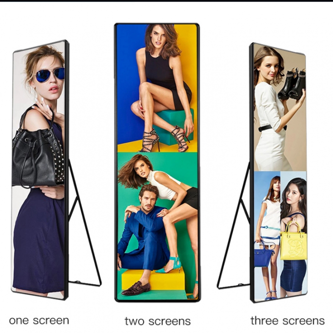 Contrôle de l'afficheur numérique à LED sur le sol Wifi USB Écran LED publicitaire mobile 3