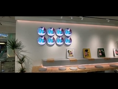 Écran LED circulaire intérieur de diamètre P2 de 512 mm pour un ou deux côtés