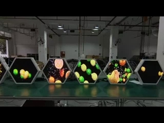 Hexagon led screen Special-shaped Customized full color led display screen