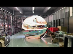 écran d'affichage sphérique à LED circulaire