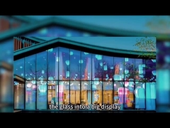 Affichage à LED à couleur complète Écran à LED à film transparent