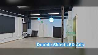 Affichage LED double face intérieur Affichage publicitaire LED