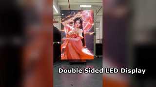 Affichage LED double face/affichage LED d'affiche