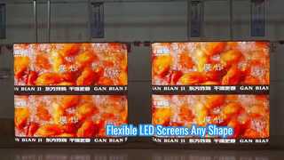 Écran flexible d'intérieur d'affichage à LED