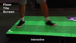 Écran LED polychrome / écran LED pour carrelage