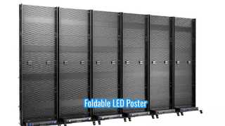 Écran d'affiche LED pliable P2.5 pour la publicité intérieure