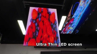 Écran LED double face / Écran LED ultra fin.
