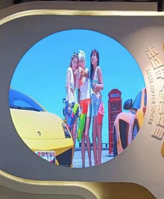 Full Color Round Led Display P4 Video Panel Outdoor IP38-IP65 Rating