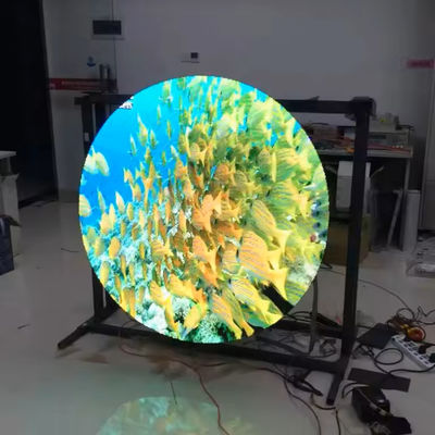 Creative 220V Indoor Circular Round Led Screen Display For Retail Advertising