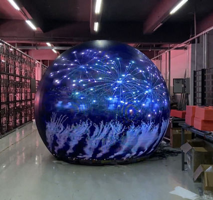 Customized LED Spherical Ball Light Screen LED Video Sphere Screen Display