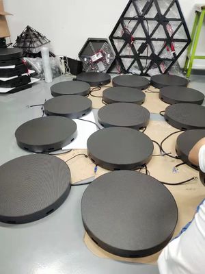 P2.5 Circle Full Color Led Display Round Screen Flexible Video Wall Panel