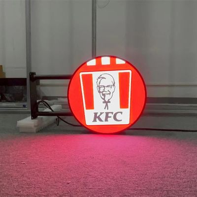 Circle logo led sign customized LED Logo Screen P4 round led display