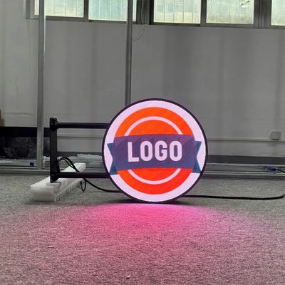 Circle logo led sign customized LED Logo Screen P4 round led display