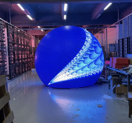 Customized LED Spherical Ball Light Screen LED Video Sphere Screen Display