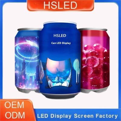 Affichage LED en forme de bouteille