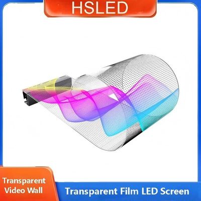Affichage de film LED transparent sur fenêtre