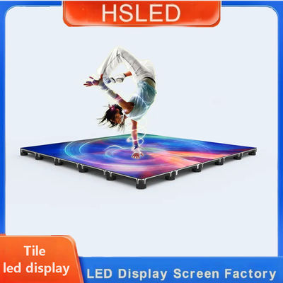 Affichage à LED couleur complète Écran LED à carreaux de sol Écran LED sensoriel